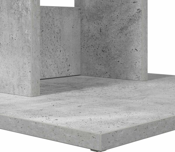 Oldal asztal Beton Szürke 45 x 40 x 62,5 cm Faanyag