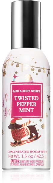 Bath & Body Works Twisted Peppermint spray lakásba 42,5 g