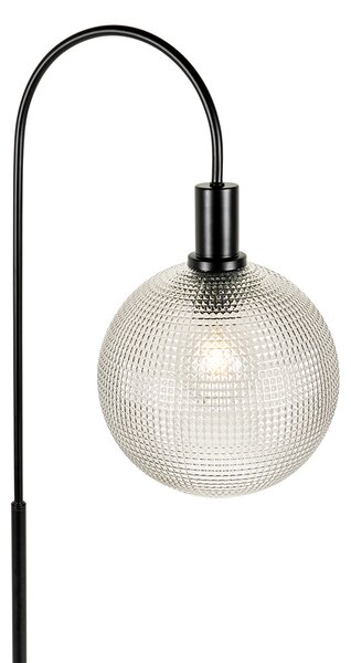 Design állólámpa fekete füstüveggel - Chico