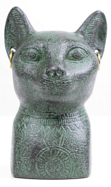 Bastet Szobor (Egyiptomi hideg öntvény bronz szobor)