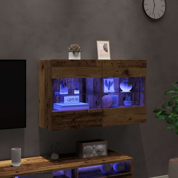 TV Fali Szekrény Öreg fa 98,5 x 30 x 60,5 cm Faanyag