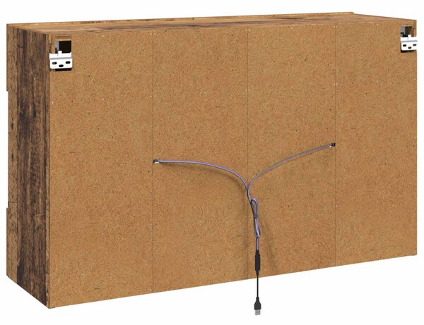 TV Fali Szekrény Öreg fa 98,5 x 30 x 60,5 cm Faanyag
