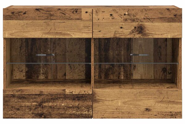 TV Fali Szekrény Öreg fa 98,5 x 30 x 60,5 cm Faanyag