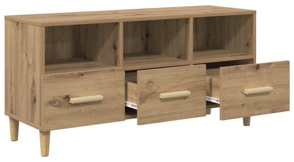 TV szekrény 102 x 36 x 50 cm Művészi tölgy Szerelt Fa