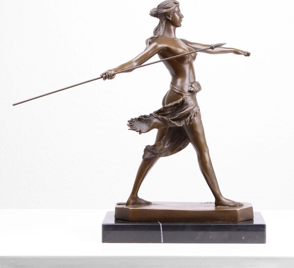 Amazon Harcosnő Bronz Szobor (Öntött Bronz Szobor) öntöde