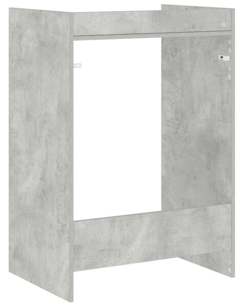 Mosógép Szekrény tárolóval Beton 67,5 x 48 x 97 cm Szerelt fa