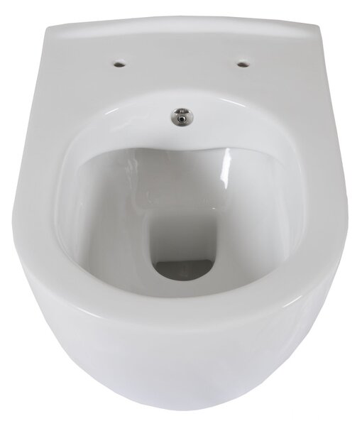 CeraStyle CITY fali WC - BEÉPÍTETT bidé funkcióval - rimless - perem nélküli - 53 cm