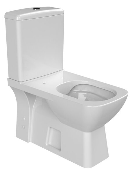 CeraStyle DURU monoblokk WC - WC tartály - öblítőszelep - perem nélküli - 62 cm