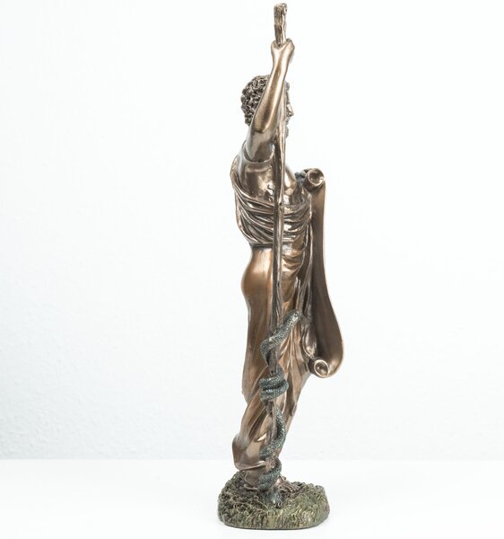Hippokratész Szobor (Hidegen öntött bronz) görög orvos férfi