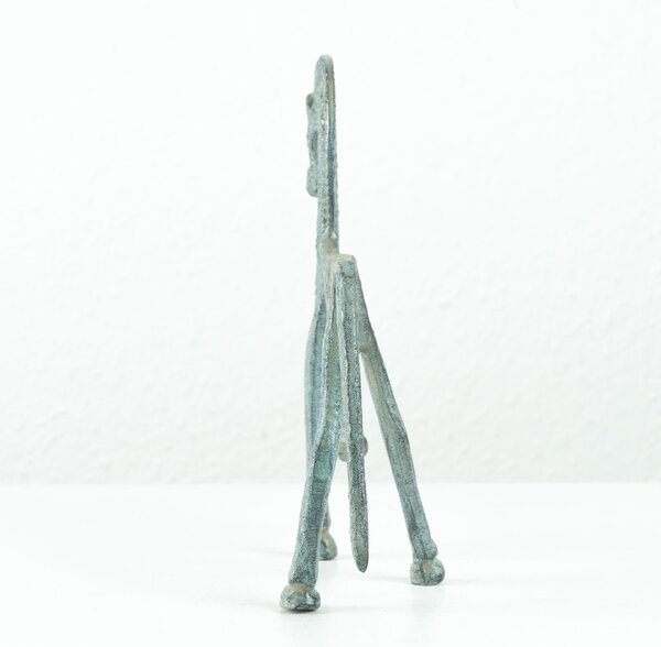 Görög Ló Szobor (Kicsi, zöld bronz figura)