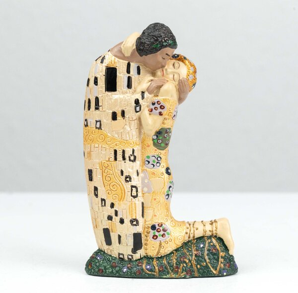 A csók szobor Klimt műve (kicsi, szerelmesek szobor) Osztrák múzeumi