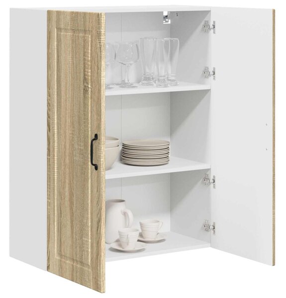 Konyhaszekrény polcokkal Sonoma tölgy 80 x 31 x 100 cm Faanyag