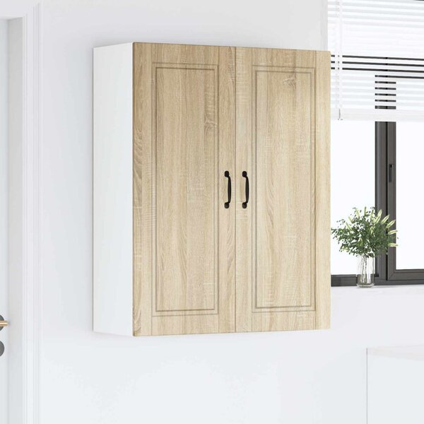 Konyhaszekrény polcokkal Sonoma tölgy 80 x 31 x 100 cm Faanyag