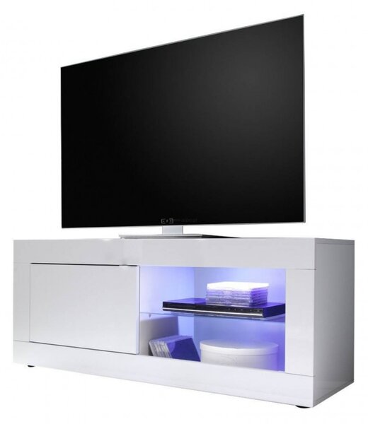 Basic kis TV szekrény, fehér