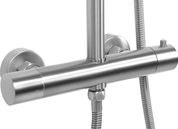 Zuhanyszett Termosztátos REA VINCENT NICKEL BRUSH INOX
