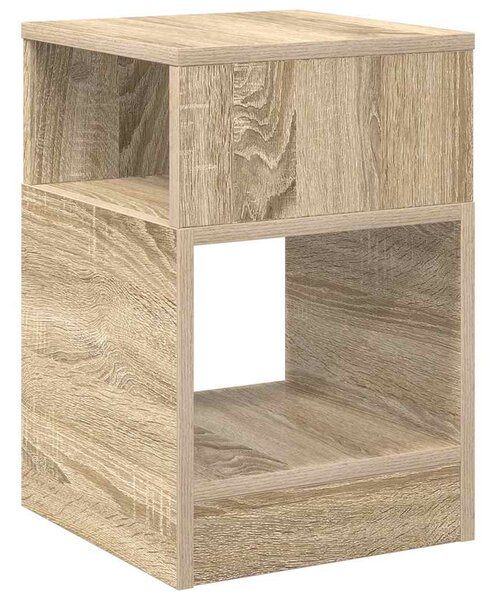 Végasztal 2 pcs Sonoma tölgy 30,5 x 30 x 45 cm Faanyag