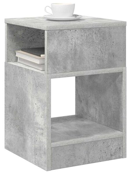 Végasztal Beton Szürke 30,5 x 30 x 45 cm Faanyag