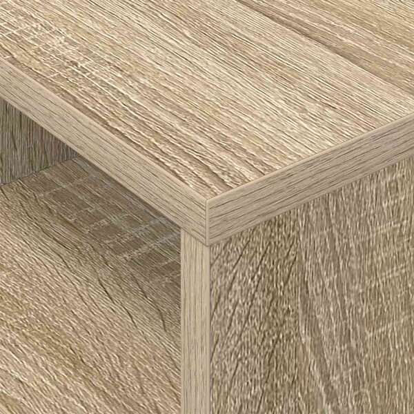 Végasztal 2 pcs Sonoma tölgy 30,5 x 30 x 45 cm Faanyag