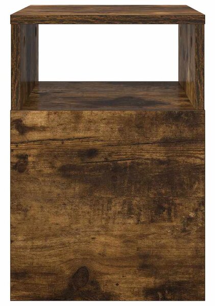 Végasztal 2 pcs Füstölt tölgy 30,5 x 30 x 45 cm Faanyag