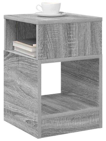 Végasztal 2 pcs Szürke Sonoma 30,5 x 30 x 45 cm Faanyag