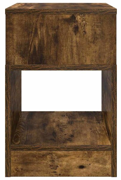 Végasztal 2 pcs Füstölt tölgy 30,5 x 30 x 45 cm Faanyag