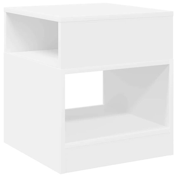 Végasztal 2 pcs Fehér 40,5 x 40 x 45 cm Faanyag