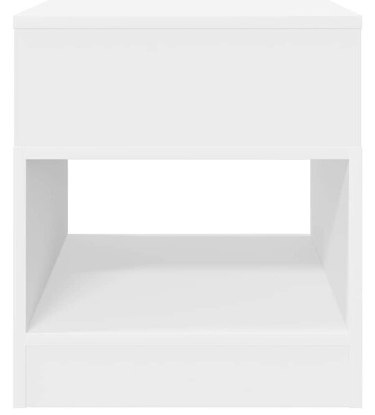 Végasztal 2 pcs Fehér 40,5 x 40 x 45 cm Faanyag