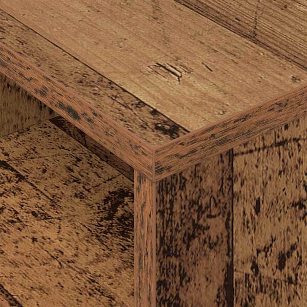Végasztal 2 pcs Öreg fa 30,5 x 30 x 45 cm Faanyag