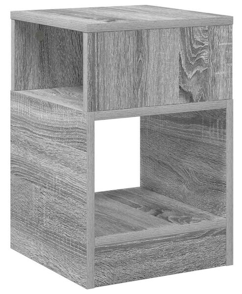 Végasztal 2 pcs Szürke Sonoma 30,5 x 30 x 45 cm Faanyag