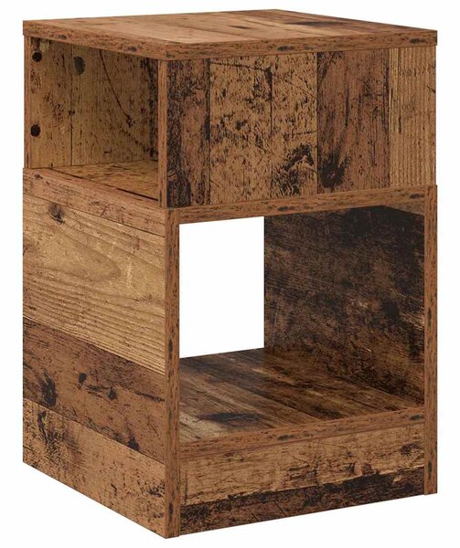 Végasztal 2 pcs Öreg fa 30,5 x 30 x 45 cm Faanyag