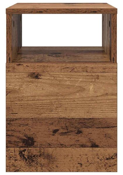 Végasztal 2 pcs Öreg fa 30,5 x 30 x 45 cm Faanyag