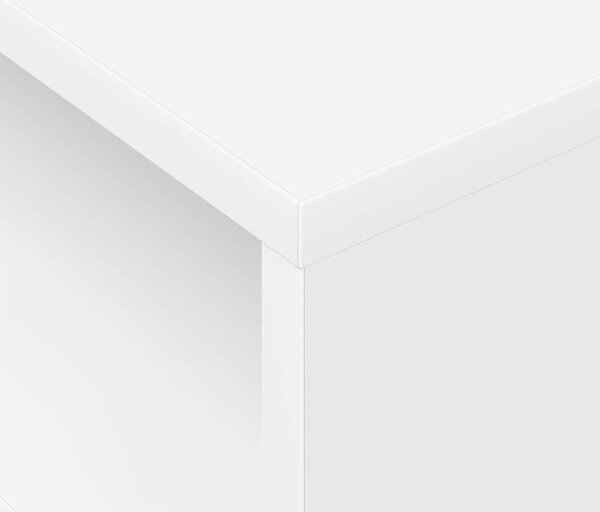 Végasztal 2 pcs Fehér 40,5 x 40 x 45 cm Faanyag