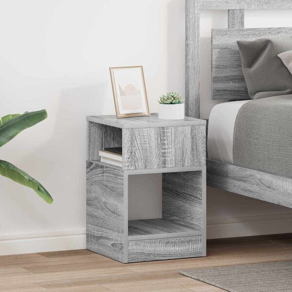 Végasztal 2 pcs Szürke Sonoma 30,5 x 30 x 45 cm Faanyag