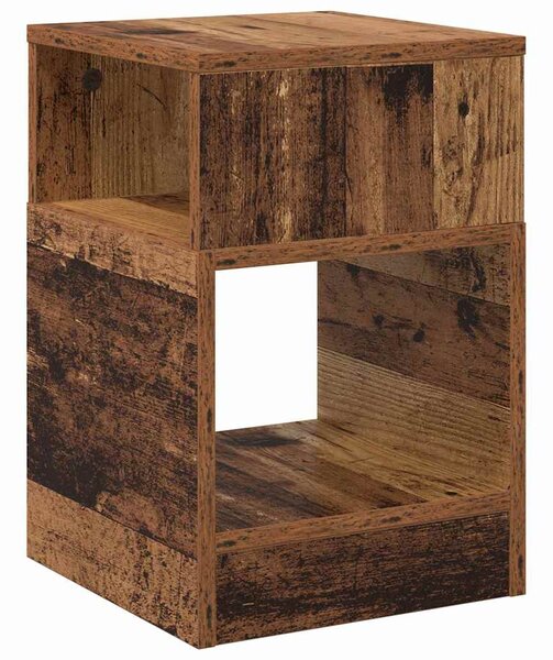 Végasztal 2 pcs Öreg fa 30,5 x 30 x 45 cm Faanyag