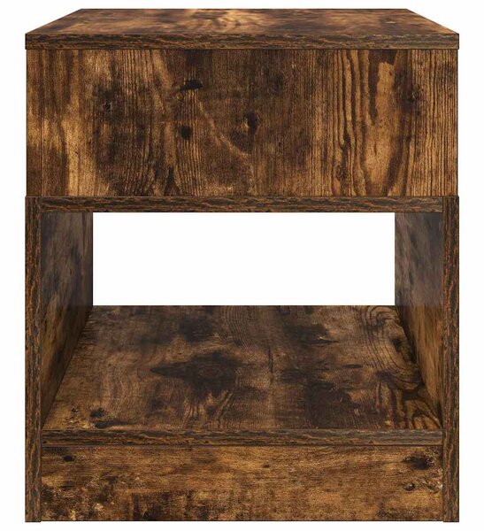 Végasztal 2 pcs Füstölt tölgy 40,5 x 40 x 45 cm Faanyag