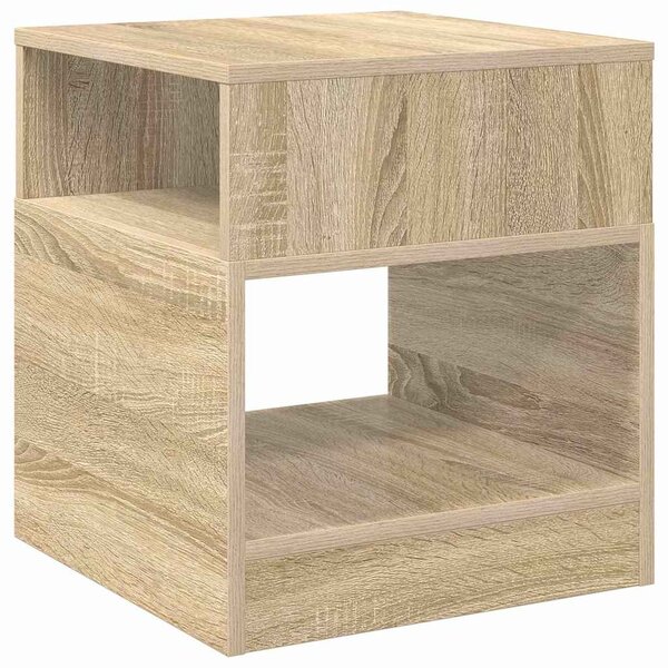 Végasztal 2 pcs Sonoma tölgy 40,5 x 40 x 45 cm Faanyag