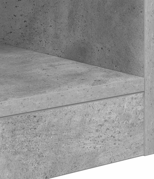 Végasztal 2 pcs Beton Szürke 40,5 x 40 x 45 cm Faanyag