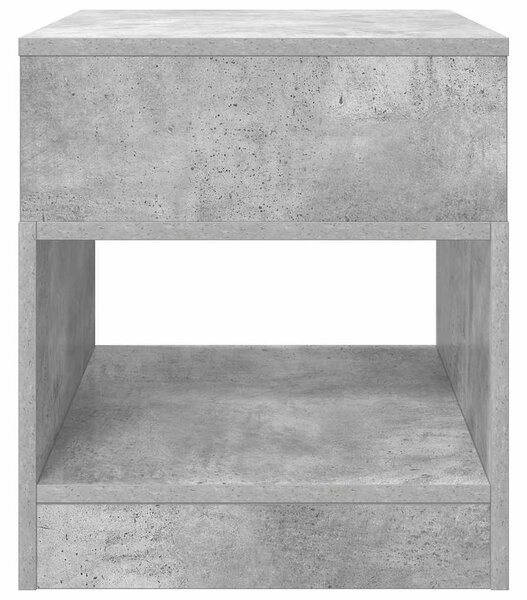 Végasztal 2 pcs Beton Szürke 40,5 x 40 x 45 cm Faanyag