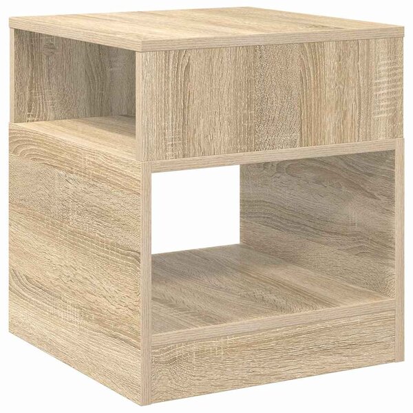 Végasztal 2 pcs Sonoma tölgy 40,5 x 40 x 45 cm Faanyag