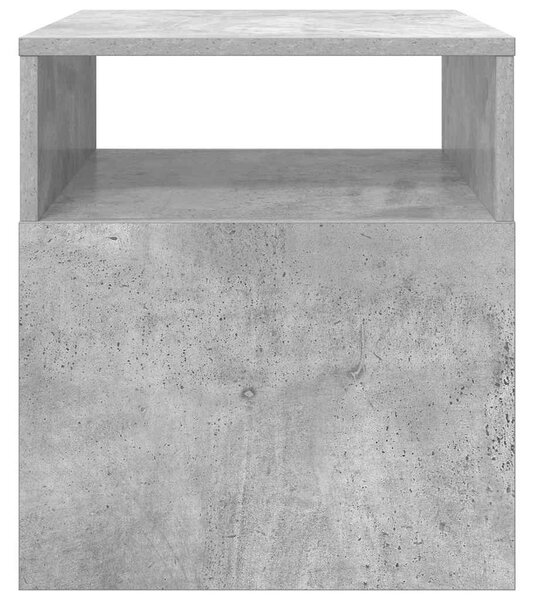 Végasztal 2 pcs Beton Szürke 40,5 x 40 x 45 cm Faanyag