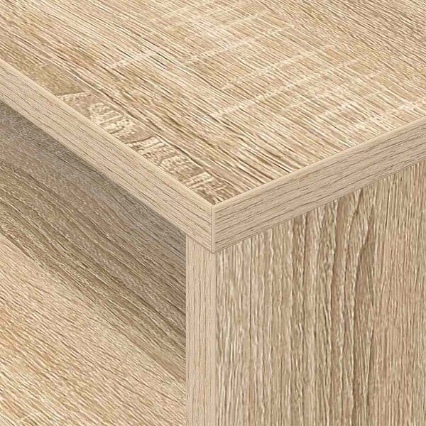 Végasztal 2 pcs Sonoma tölgy 40,5 x 40 x 45 cm Faanyag