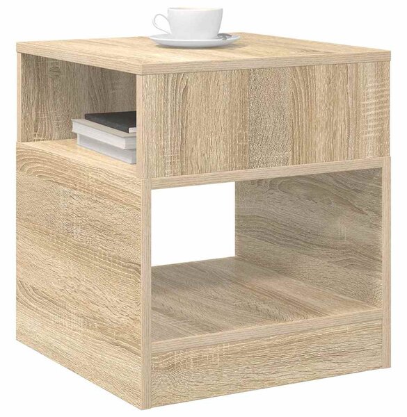 Végasztal 2 pcs Sonoma tölgy 40,5 x 40 x 45 cm Faanyag