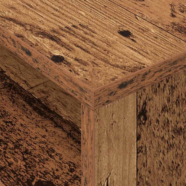 Végasztal 2 pcs Öreg fa 40,5 x 40 x 45 cm Faanyag