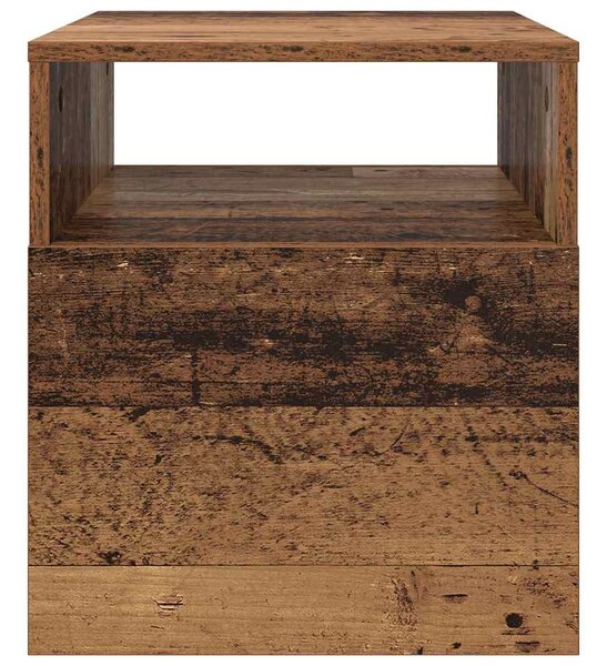 Végasztal 2 pcs Öreg fa 40,5 x 40 x 45 cm Faanyag