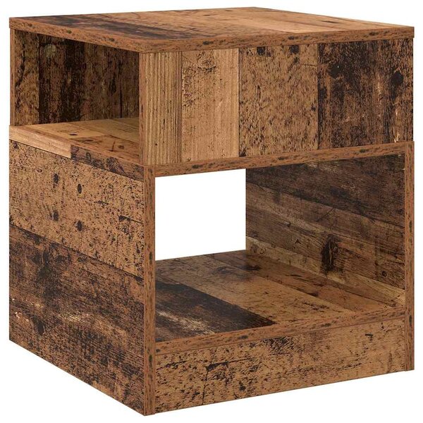 Végasztal 2 pcs Öreg fa 40,5 x 40 x 45 cm Faanyag