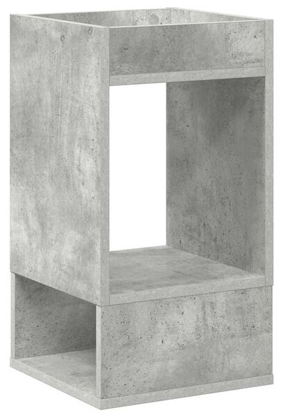 Végasztal 2 pcs Beton Szürke 30 x 30 x 56 cm Faanyag