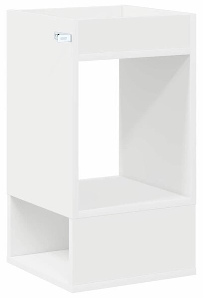 Végasztal 2 pcs Fehér 30 x 30 x 56 cm Faanyag