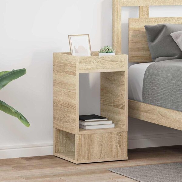 Végasztal 2 pcs Sonoma tölgy 30 x 30 x 56 cm Faanyag