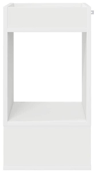 Végasztal 2 pcs Fehér 30 x 30 x 56 cm Faanyag