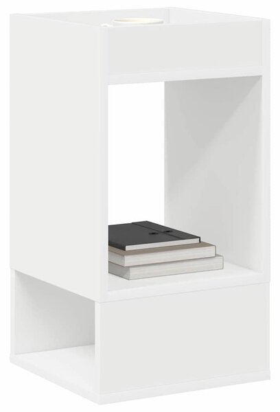 Végasztal 2 pcs Fehér 30 x 30 x 56 cm Faanyag